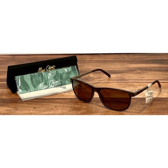 RARE HTF Maui Jim MJ 811-25C DRAGONS TEETH LELE KAWA SUNGLASSES NEW NO TAG - Picture 1 of 11